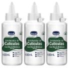 Kit C/3 Amolecedor De Cutículas Ideal Com Óleo De Melaleuca 100ml