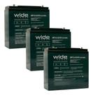 Kit c/3 Baterias 12v25ah Wide Kit c/3 Baterias 12v25ah Wide