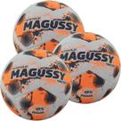 Kit C/ 3 Bolas de Futevôlei Magussy Twister PU Fusiotec 0% Água