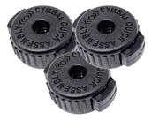 Kit c/ 3 borboletas quick release spanking preta 806