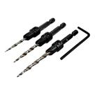 Kit C/3 Brocas Escareadoras (6/8/10) A-99661 Original Makita