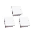 Kit C/3 - Caixa Passagem Pvc 14,5X15 Perlex Embutir Kit C/3 - Caixa Passagem Pvc 14,5X15 Perlex Embutir
