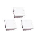 Kit C/3 - Caixa Passagem Pvc Perlex Embutir 15X15X08 3904 Kit C/3 - Caixa Passagem Pvc Perlex Embutir 15X15X08 3904
