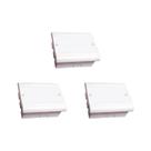 Kit C/3 - Caixa Passagem Pvc Perlex Embutir 18X22X08 3908 Kit C/3 - Caixa Passagem Pvc Perlex Embutir 18X22X08 3908