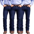 Kit C/3 Calças Masculinas Jeans Country Cowboy com Stretch Ajuste Premium
