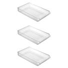 kit c/3 cesto gaveta 34,5x22,5x4,5 cm arthi