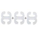 Kit C/3 Clip Magic Up DeMillus 270086 para Costas Nadador