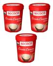 Kit C/3 Cocada Cremosa Branca 1,28kg Sococo