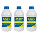 Kit c/ 3 Cola Adesivo Plástico p/ PVC em Frasco 850g - Akato Kit c/ 3 Cola Adesivo Plástico p/ PVC em Frasco 850g - Akato