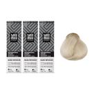 Kit C/3 Colorações Prof Color Nano Infusion 12.12 Louro Extra Claro Acin Iriz