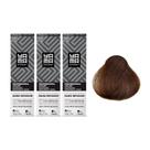 Kit C/3 Colorações Prof Color Nano Infusion 6.17 Louro Escuro Acin. Marrom Yamá