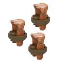 Kit C/3 Conector Parafuso Cabos Fios Split Bolt Cobre 10mm/16mm/25mm/35mm/50mm/70mm Kit C/3 Conector Parafuso Cabos Fios Split Bolt Cobre 10mm/16mm/25mm/35mm/50mm/70mm