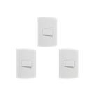 Kit C/3 - Conjunto Peesa Alfa 1502B 1 Interruptor Paralel...
