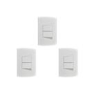 Kit C/3 - Conjunto Peesa Alfa 1505A 2 interruptores Simpl...