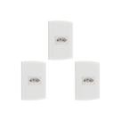 Kit C/3 - Conjunto Peesa Alfa 1545 1Tomada 20A Branco Kit C/3 - Conjunto Peesa Alfa 1545 1Tomada 20A Branco