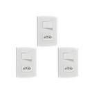 Kit C/3 - Conjunto Peesa Alfa 1546A 1 Interruptor Sim.Tomada ..