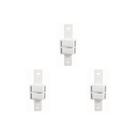 Kit C/3 - Conjunto Perlex''Branca''Sem Placa(2Simples) 2282