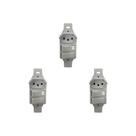 Kit C/3 - Conjunto Perlex''Branca''Sem Placa(2Simples+Tomad...