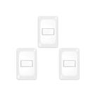 Kit C/3 - Conjunto Pial Pop 1Paralelo 10A Lgx020 Branco
