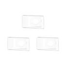 Kit C/3 - Conjunto Pial Pop 4X2 Branco Com Placa (1Furo) ...