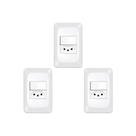 Kit C/3 - Conjunto Pial Pop Modulo Com Placa 4X2 - 1 Simp...