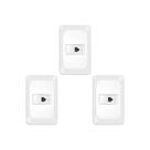 Kit C/3 - Conjunto Pial Pop Modulo Com Placa 4X2 - 1 Toma...