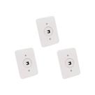 Kit C/3 - Conjunto Radial Pollar 1402025 1Tomada Fone Rj45 Kit C/3 - Conjunto Radial Pollar 1402025 1Tomada Fone Rj45