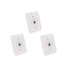 Kit C/3 - Conjunto Radial Pollar 1402025 1Tomada Fone Rj45 Kit C/3 - Conjunto Radial Pollar 1402025 1Tomada Fone Rj45