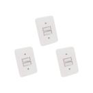 Kit C/3 - Conjunto Radial Pollar 1901007 1 Interruptor Si...