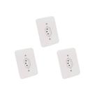 Kit C/3 - Conjunto Radial Pollar 1901113 1Tomada 10A Kit C/3 - Conjunto Radial Pollar 1901113 1Tomada 10A