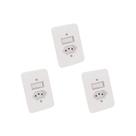 Kit C/3 - Conjunto Radial Pollar 1901118 1 Interruptor Si...