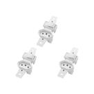Kit C/3 - Conjunto Radial Pollar 1901137 1S 1Tomada 10A S/P