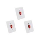 Kit C/3 - Conjunto Radial Pollar 1901376 1Tomada 20A Vermelho .