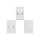 Kit C/3 - Conjunto Steck Linha Stella Com Placa 1 Simples...