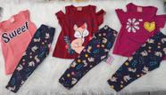 Kit c/ 3 Conjuntos Blusa e Legging