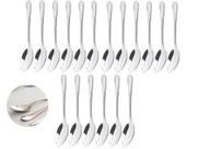 Kit C/ 3 Conjuntos de 6 Colheres de Mesa Grande Aço Inox - 18 Peças