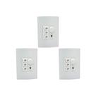 Kit C/3 - Controle Para Ventilador Qualitronix Embutir Ve...