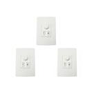Kit C/3 - Controle Ventilador Qualitronix Luz+Reversor 1L...