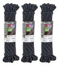 Kit C/3 Corda Reflexiva Trançada 4,8mm/ 15m Pp Standers