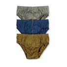 Kit c/ 3 Cueca Slip Básica de Poliéster Conforto Games
