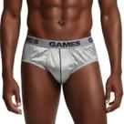 Kit c/ 3 Cueca Slip com Elástico Reforçado Games