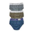 Kit c/ 3 Cueca Slip de Algodão com Elástico Reforçado Doka