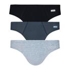 Kit C/3 Cuecas Slip Adulto Lupo 515-089
