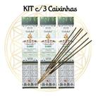 KIT C/3 CX'S Incenso Goloka Indiano Vareta Linha Ayurvedic