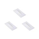 Kit C/3 - Desempenadeira Pvc Roma 08X16 Grafiato Lisa 59...