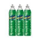 Kit C/3 Detergente Liquido Minuano Limão 500ml Kit C/3 Detergente Liquido Minuano Limão 500ml