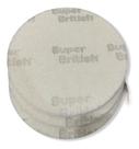 Kit C/3 Disco Lustrador Branco Enceradeira 350mm British