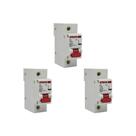 Kit C/3 - Disjuntor Steck Din Unipolar 100A Sd61 C10Ka