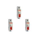 Kit C/3 - Disjuntor Steck ''Din'' Unipolar 10A. C Kit C/3 - Disjuntor Steck ''Din'' Unipolar 10A. C