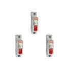 Kit C/3 - Disjuntor Steck Din Unipolar 10A Sd61 C Sdd61C10 Kit C/3 - Disjuntor Steck Din Unipolar 10A Sd61 C Sdd61C10